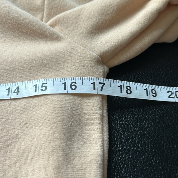 Dudley Stephens Park Slope Turtleneck Terry Fleece Natural Blush Neutral Sz S - Picture 12 of 15